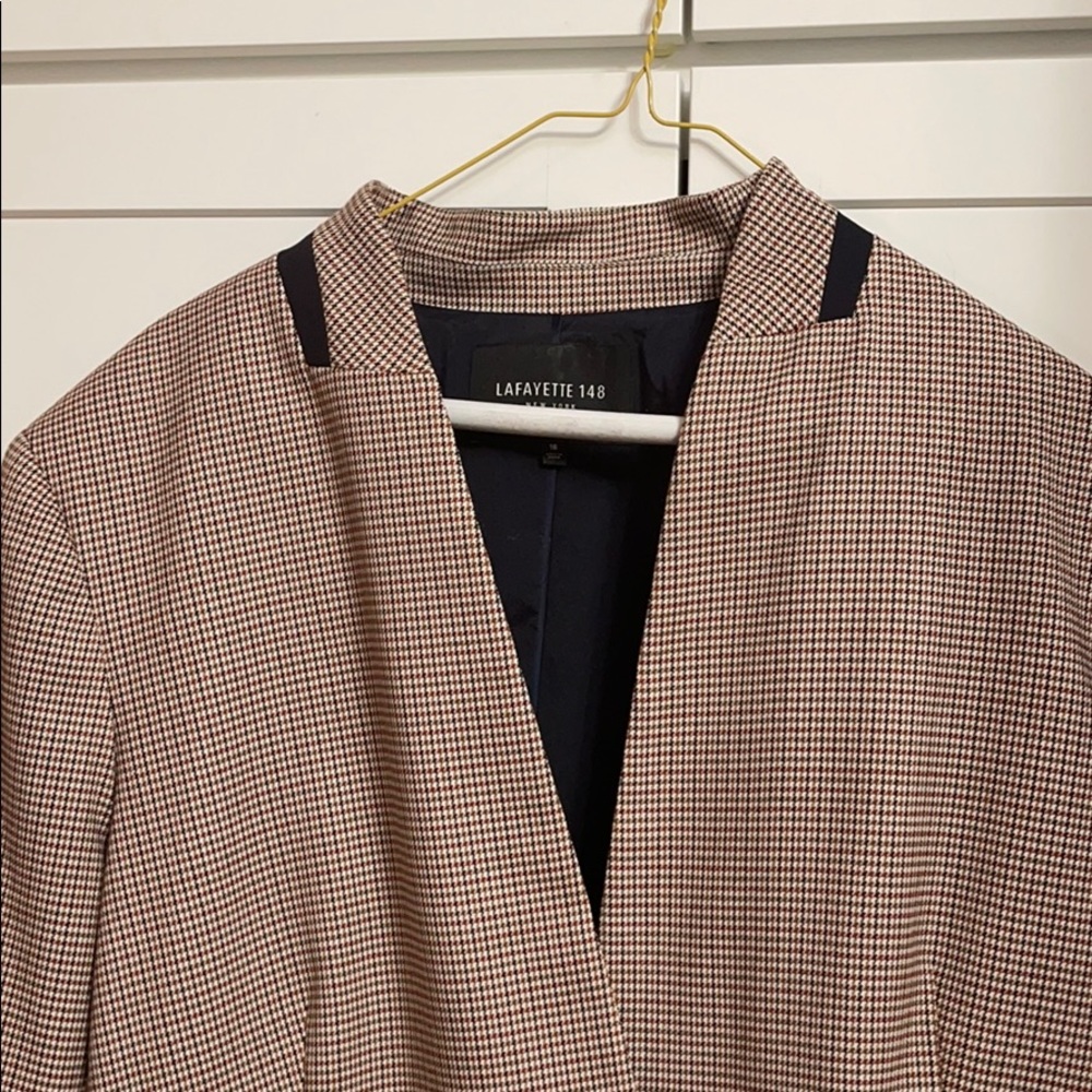 Tiny Checker Design Jacket. Matching Pants - image 1